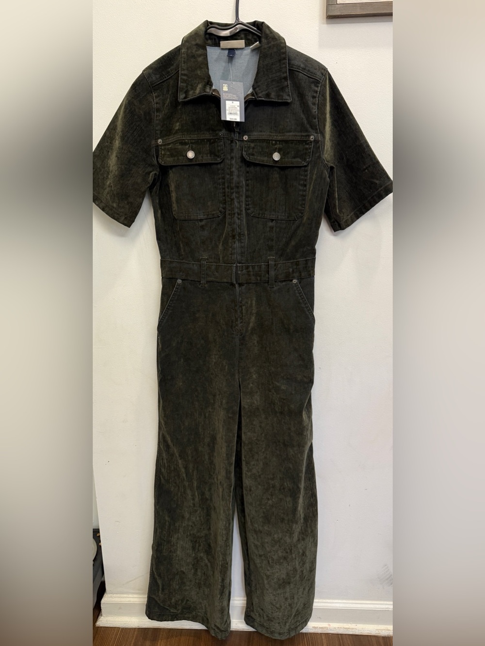Universal Thread Olive Green Corduroy Jacket with Front Pockets
